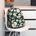 thumbnail image 6 of Goofa White Daisies and Bee Print Casual Backpack for Women Men,Waterproof High School Bookbag,Lightweight Travel Daypack,Classic College Backpack,Laptob Backpack, 6 of 6