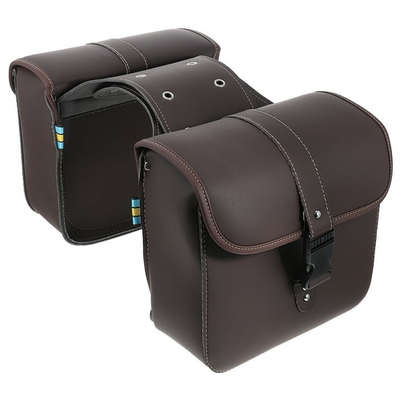 WORGEOUS  Bike Luggage Bag Motorcycle Box Bags Coffee-colored Tool