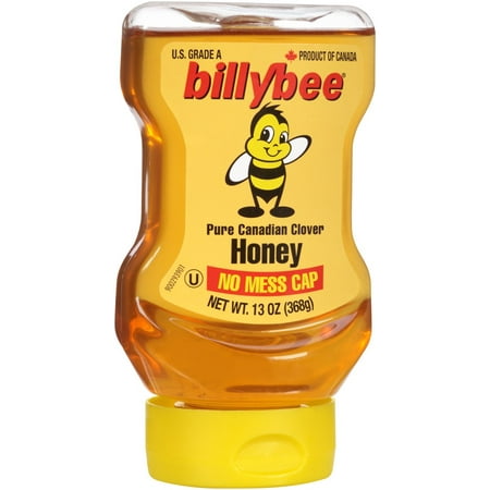 Billy Bee White Upside Down Liquid Honey, 13 Oz (Best Honey For Baking)