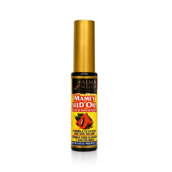 Alma Belleza Mamey Seed Oil Mascara 13g, Lengthening & Volumizing Mascara for Fuller Looking Lashes, Conditioning Lash Formula, Clump-Free, Lightweight, 0.45 oz