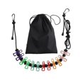 thumbnail image 1 of Corde à Linge Rétractable Portable pour Voyage, Corde à Linge avec 12 Épingles à Linge, Corde à Linge pour Buanderie Intérieure, Accessoires de Camping Extérieur -GSLA, 1 of 5