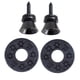 thumbnail image 5 of 2 Piezas de Botones de Bloqueo de Correa de Metal Pasadores Finales con Tornillos de Montaje para Ukelele Bajo de Guitarra Acústica Eléctrica, 12 Colo negro + negro Baoblaze Clavija de bloqueo de la correa de la guitarra Clavija, 5 of 8