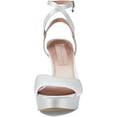 thumbnail image 4 of Naturalizer Pnina Tornai Ai Dress Sandal White Fabric 10.5M, 4 of 5
