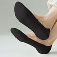 thumbnail image 4 of Cmfcve 4 Pairs Arch Support Socks for Women No Show Liner Socks Non-Slip Cushion Socks, 4 of 7