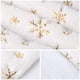 thumbnail image 5 of GIGALUMI Falda para árbol de Navidad de 48 pulgadas, tapete para árbol de Navidad blanco y dorado, falda de árbol de piel sintética blanca como la nieve para decoración de fiestas en el hogar,, 5 of 7