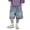 Blue, variant on SRZYMJ Boys Denim Bermuda Shorts Elastic Waist, Stretchy Jean Trendy Summer Long Jorts with Big Pockets Blue 4-5 Years