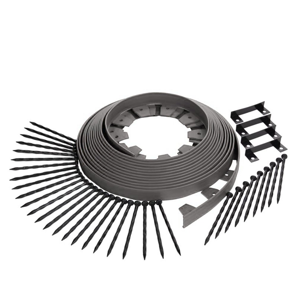 EasyFlex NoDig Landscape Edging with Bonus Spikes for Lawn and Garden