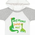 thumbnail image 4 of Inktastic My Mema Loves Me Grandson Dinosaur Boys Baby Bodysuit, 4 of 5