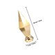 thumbnail image 2 of FOMIYES 2Ud Cabezal De Mástil Dorado De Aluminio Para Uso En Jardinería Y Ceremonias, 2 of 8