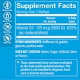 thumbnail image 2 of Suplemento de vitamina D3 de The Vitamin Shoppe, 5000 UI, 100 cápsulas blandas, 2 of 6