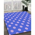 thumbnail image 2 of Ahgly Company Indoor Rectangle Patterned Purple Mimosa Purple Area Rugs, 3' x 5', 2 of 6