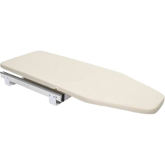 Miumaeov Retractable Ironing Board Closet Pull-Out Stow Away in The Cabinet Easy to Install 32.3" x 12.2" Ironing Station for Home, Apartment and Small Spaces, Beige