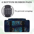 thumbnail image 7 of ZIATUBLE Moon Butterfly Traveling Bag with Zipper Floral Portable Padded Storage Dustproof Carry Case with Storage Pockets and Handles with Zipper Sewing Machine Organizer Kit, 7 of 7