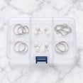 thumbnail image 3 of Detachable Transparent Plastic Compartment Organizer, 6.5 x 4.7 x 2.4in Clear Jewelry Storage Box for Small Parts and Beads, Fishing Gear Container with Dividers D, 3 of 5