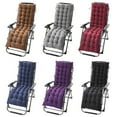 thumbnail image 5 of Lovote 61" Lounge Chair Cushion Soft Seat Pad Recliner Mat Wine Red, 5 of 5