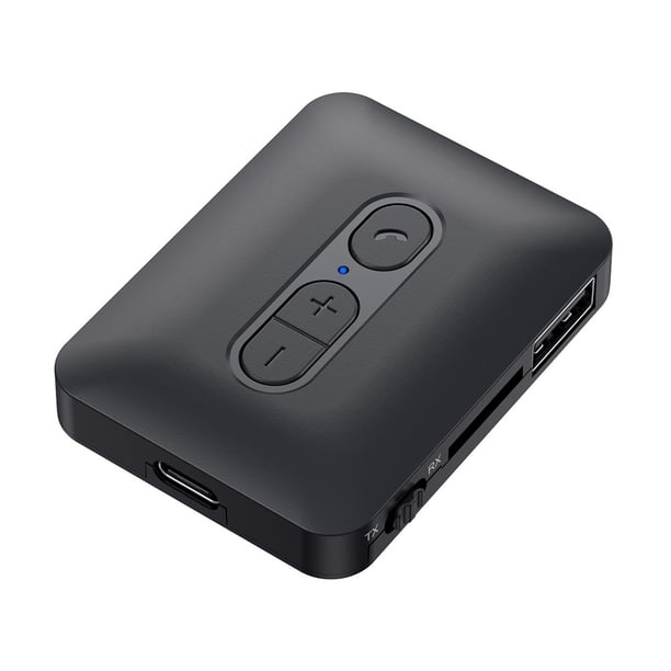 Adaptador receptor de audio inalámbrico Likrtyny Transmisor 5.4 USB U-Disk tarjeta TF 3.5MM AUX azul