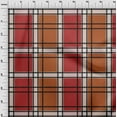 thumbnail image 3 of oneOone Cotton Poplin Fabric Madras Check Printed Fabric 1 Yard 56 Inch Wide, 3 of 4