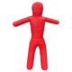 thumbnail image 4 of Maniquí de entrenamiento de lucha, maniquí de Jiu Jitsu, maniquí de ejercicio práctico sin relleno Rojo, 4 of 9