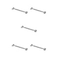 thumbnail image 1 of Decodeary Robuste Marine 304 Acier Inoxydable Mâchoire / Mâchoire Fermé Corps Tourbillon Rigging Vis Durable et Durable Argent 5mm 5Set, 1 of 6