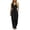 *Black, variant on ClodeEU Women's V Neck Sleeveless Top and Elastic Waist Drawstring Wide Leg Pants Set with Pockets ,Casual Two Piece Outfit Black,Women's Plus L