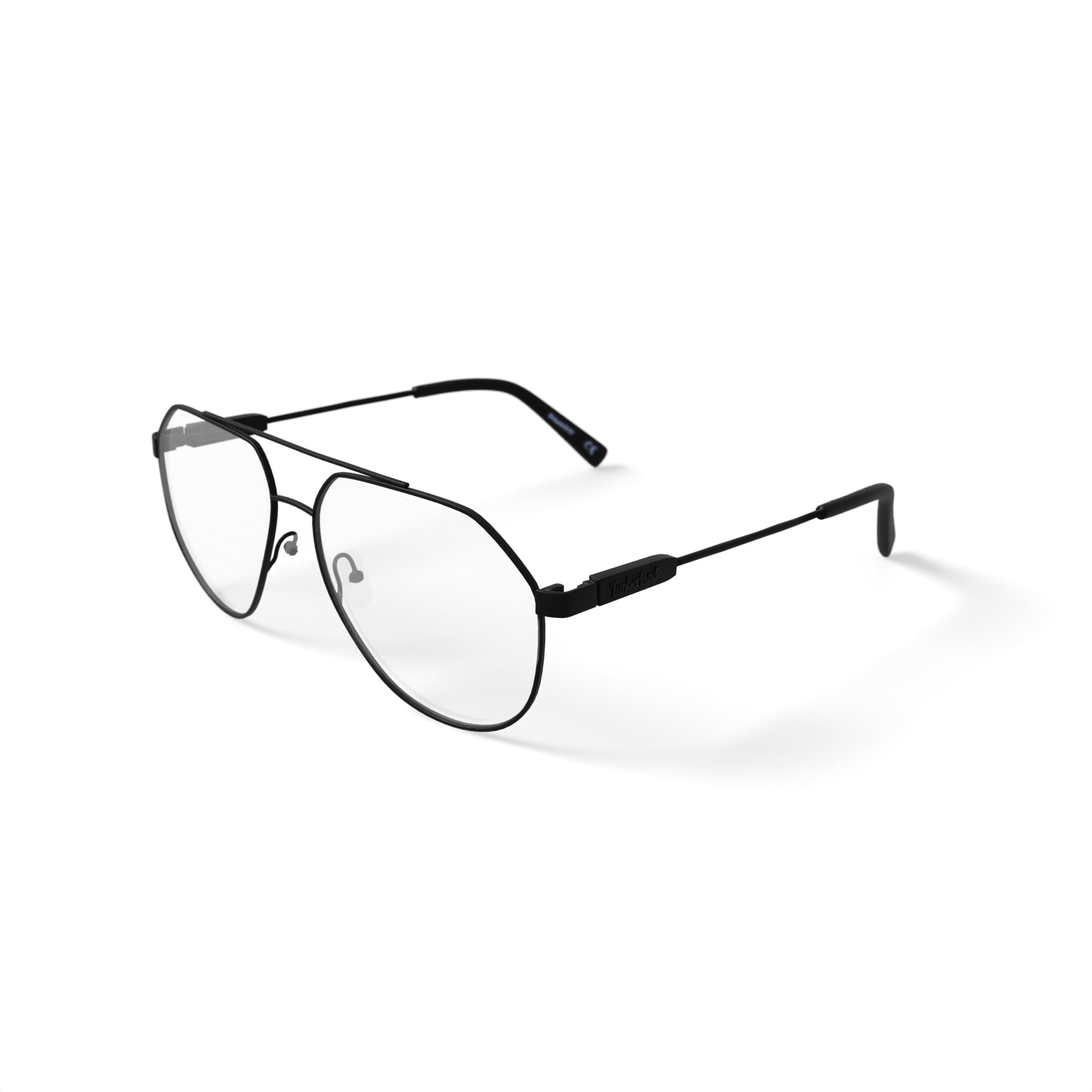 Timberland Men's TB1815-1 Aviator Prescription Eyeglasses with Case, Black