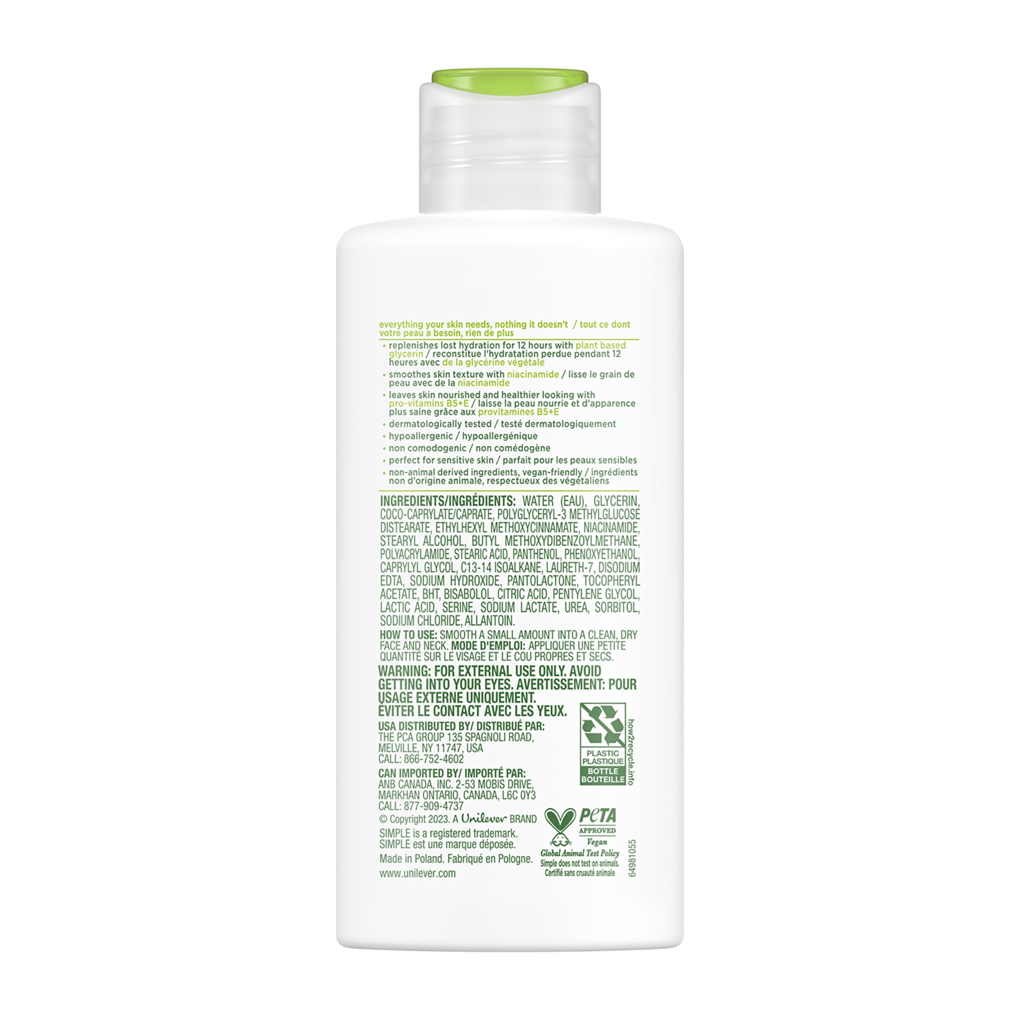 Simple Kind to Skin Replenishing Rich Moisturizer, Face Moisturizer, 4 pc