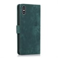 thumbnail image 4 of Feishell for iPhone XS Max Wallet Case with Wrist Strap, [Butterflies & Orchid Embossed] Premium PU Leather Magnetic Clasp Case Cover with Card Slots Kickstand Flip Phone Case for Women Men,Green, 4 of 7
