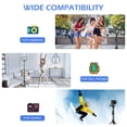 thumbnail image 4 of Trépied de Téléphone 62 Pouces Perche à Selfie Support Extensible avec Télécommande Sans Fil et Support de Téléphone pour iPhone Android, 4 of 6