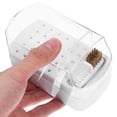 thumbnail image 2 of Shisuyan Nail Drill Bits Storage Box Transparent Storage Holder Nail Grinding Head Box, 2 of 9