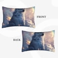 thumbnail image 2 of Honeii Cloud Wolf Decorative Throw Pillow Case - Elevate Your Couch, Sofa, or Bed with Stylish Home Decor, Perfect Gift Idea-20"x30", 2 of 6