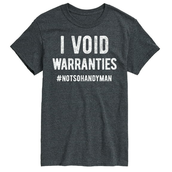 Instant Message - I Void Warranties - Men's Short Sleeve Graphic T-Shirt