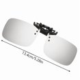 thumbnail image 2 of 180° Flip Up Polarized Over-Glass Sunglasses UV400 Glare Block TAC Lens Fit Over Myopia Glasses for Cycling Driving Outdoor Sports 5.30", 2 of 2
