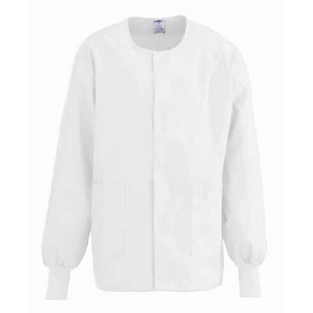 

ComfortEase Unisex Snap-Front Warm-Up Scrub Jacket