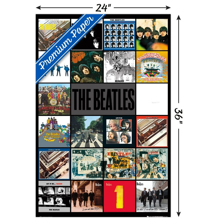 24X36 The Beatles - Albums Wall Poster, 24