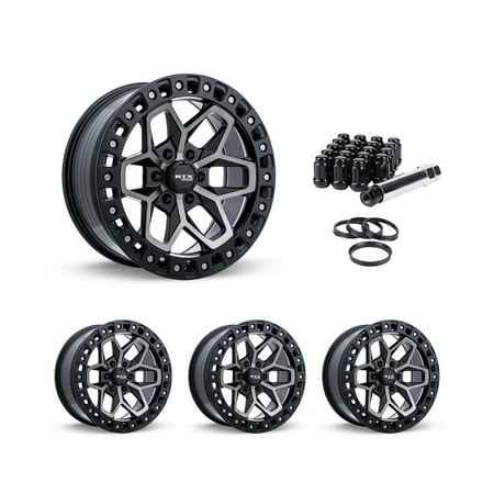 18 Inch Black Rims (Set of 4) for 2020-2023 Nissan Titan XD, RTX 82928-CO