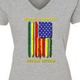 thumbnail image 4 of Inktastic My Great Grandpa is a Vietnam Veteran Women's V-Neck T-Shirt, 4 of 5