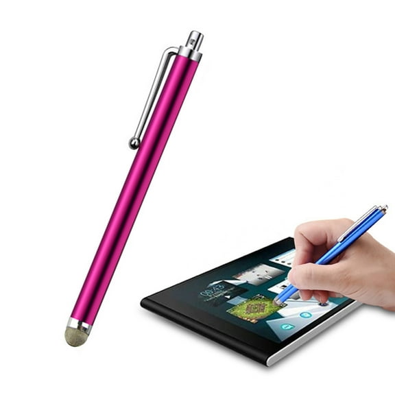 AT-19 Silver Fiber Pen Tip Stylus Capacitive Pen Mobile Phone Tablet Universal Touch Pen