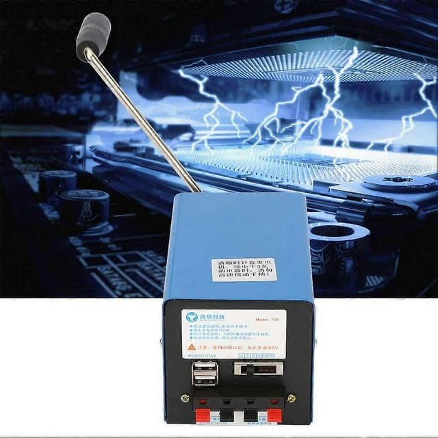 Générateur de charge à manivelle portable haute puissance Dynamoteur de secours à chargement USB