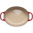 thumbnail image 2 of Le Creuset Enameled Cast Iron Signature Oval Dutch Oven, 5 qt. , Cerise, 2 of 8
