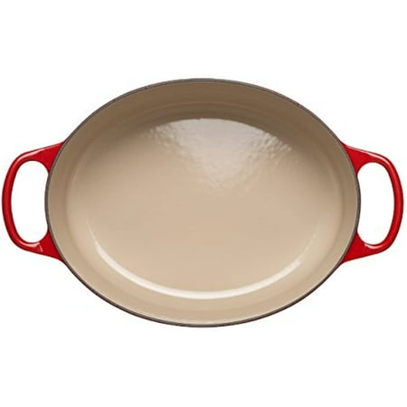 Le Creuset Enameled Cast Iron Signature Oval Dutch Oven, 5 qt. , Cerise