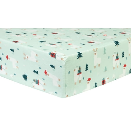 Fa La Llama Deluxe Flannel Fitted Crib Sheet Walmart Com