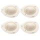 thumbnail image 1 of EeaseMX 4 tapas de desagüe para fregadero de cocina, colador para fregadero de ducha, filtro recogedor de pelos (blanco), 1 of 7