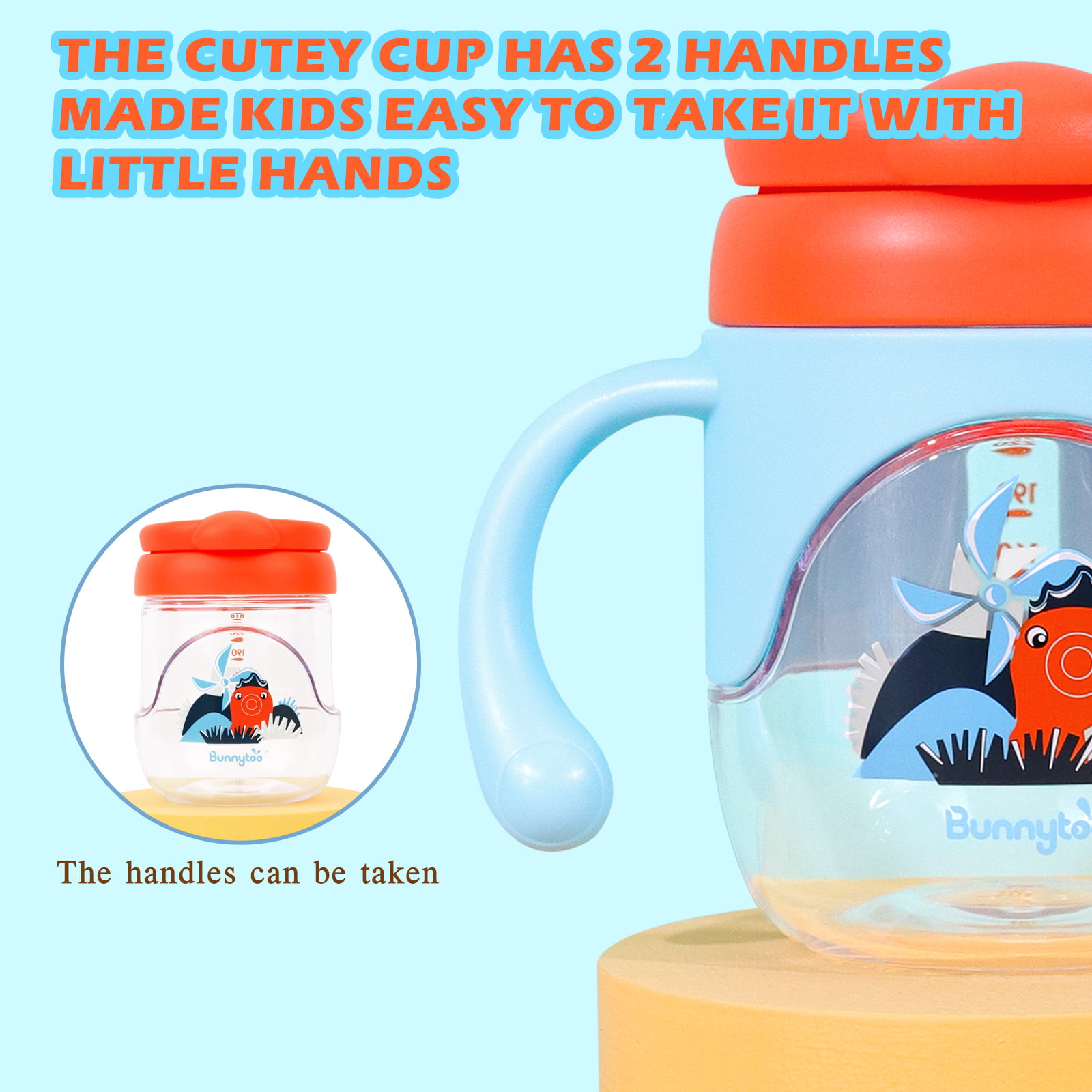 DF DUALFERV Toddler Sippy Cups, Sippy Cups for Baby 6+ Months, Toddler Cups  with Two Non Slip Handle…See more DF DUALFERV Toddler Sippy Cups, Sippy