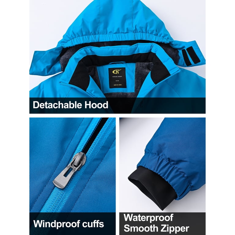 NEIKU Boys Waterproof Ski Jacket photo 4