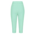 thumbnail image 6 of Tumotour Yoga Shorts For Women Workout Out Elastic High Waisted Shorts With Pocket Drawstring Cropped Trousers Athletic Sports Shorts Lightweight Biker Shorts, 6 of 8