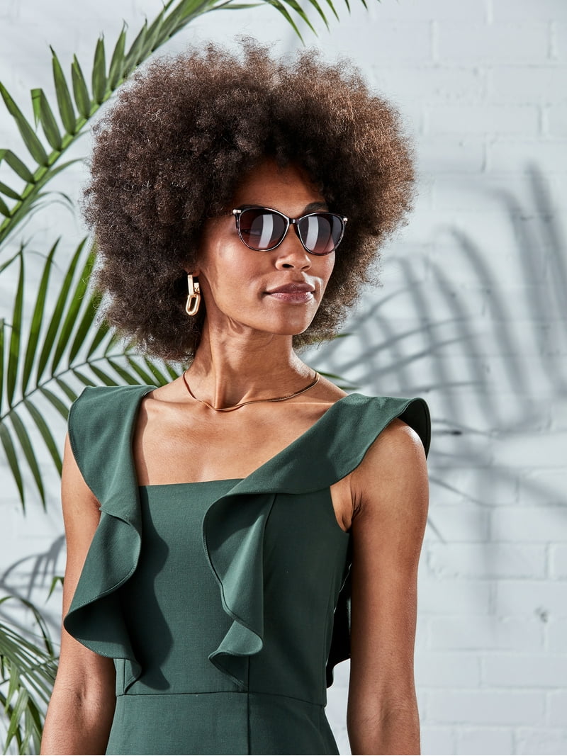 Foster Grant Cat Eye Floral Fashion Sunglasses - Walmart.com
