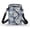 Blue Floral & Palm Leaf Pattern, variant on FUIALDOLG Vintage Autumn Floral Print Mini Crossbody Bags, Multi-Purpose Phone Purse Adjustable Shoulder Strap Cell Phone Purse for Travel Hiking