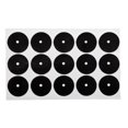 thumbnail image 1 of 3-4pack 15x Punto de de billar Marcador de etiqueta de posición de punto de bola de billar 3 piezas SM SunniMix Punto de bola de billar Pegatina, 1 of 8