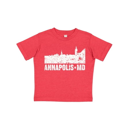 

Inktastic Annapolis Skyline Grunge Gift Toddler Boy or Toddler Girl T-Shirt