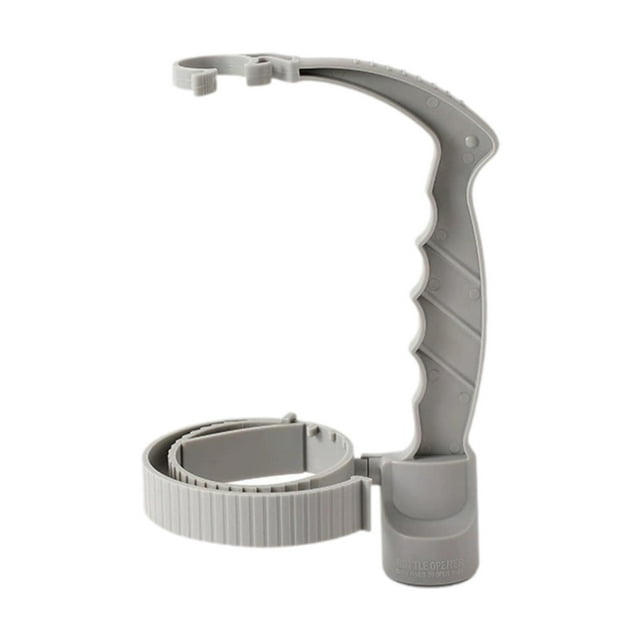 Mango para bebidas, utensilios para beber, soporte universal para vasos, barra de agarre para botellas de bebidas gris